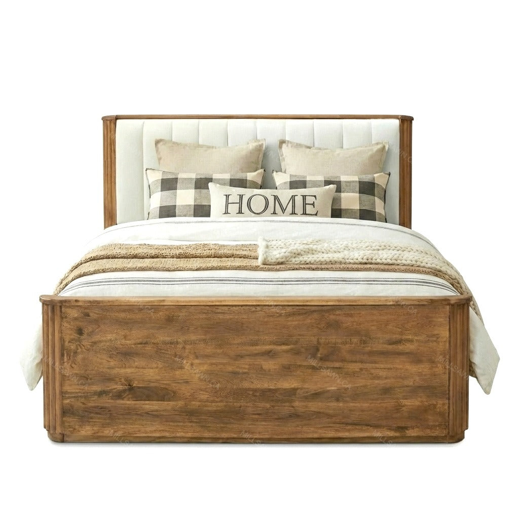 Vallery LX Solid Wood Bed