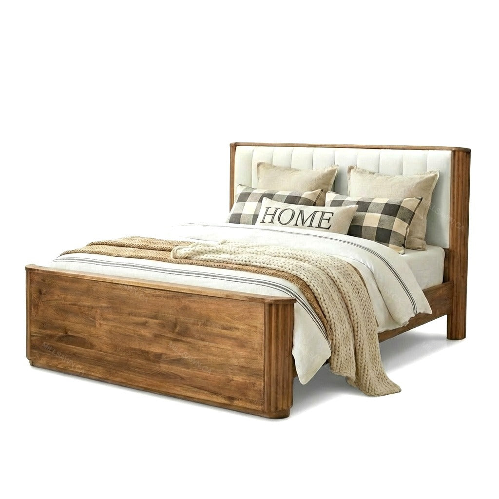 Vallery LX Solid Wood Bed