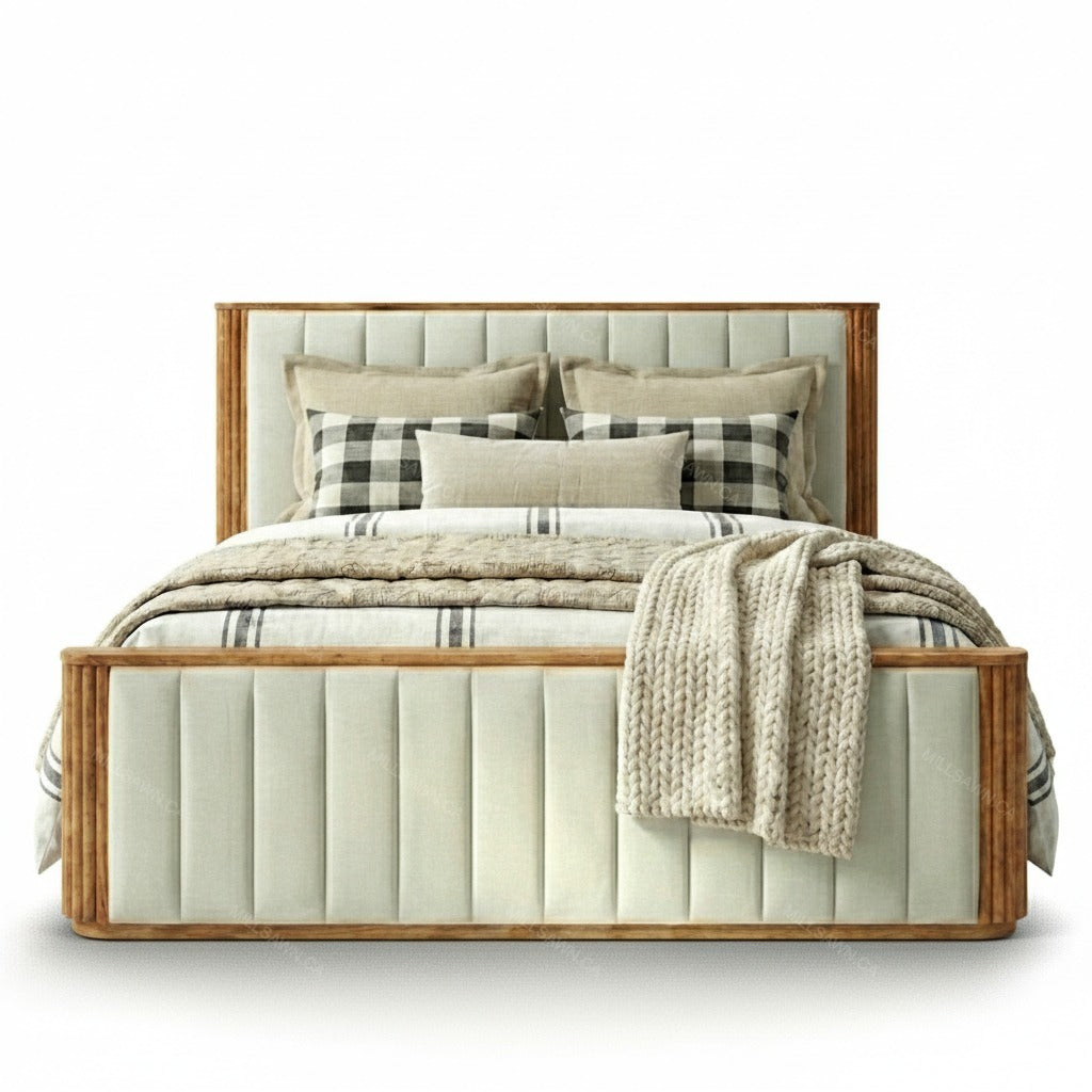 Vallery LX Solid Wood Bed