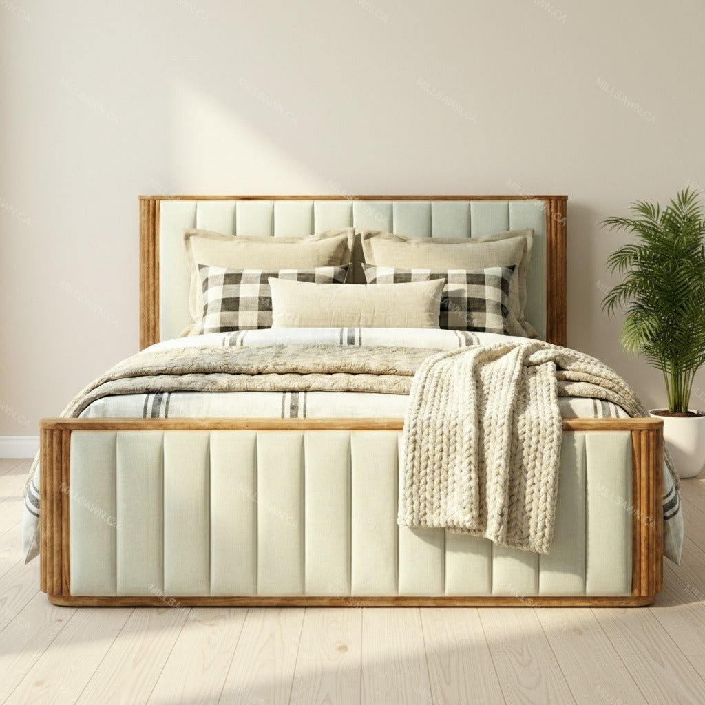 Vallery LX Solid Wood Bed