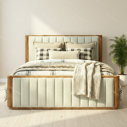 Vallery LX Solid Wood Bed