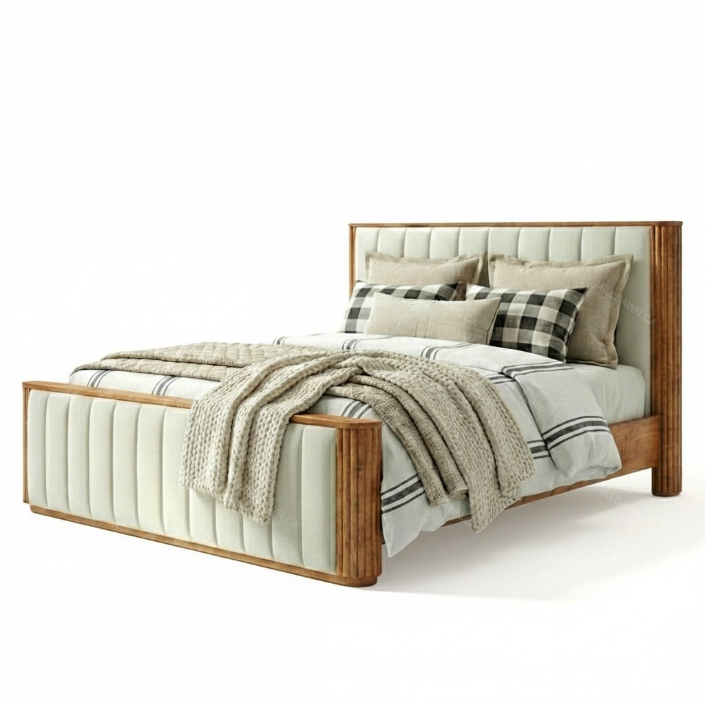 Vallery LX Solid Wood Bed