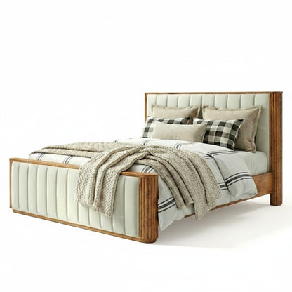 Vallery LX Solid Wood Bed