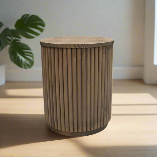 Vallery Solid Wood End Table