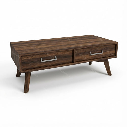 Vanguard Solid Wood Coffee Table With Drawers