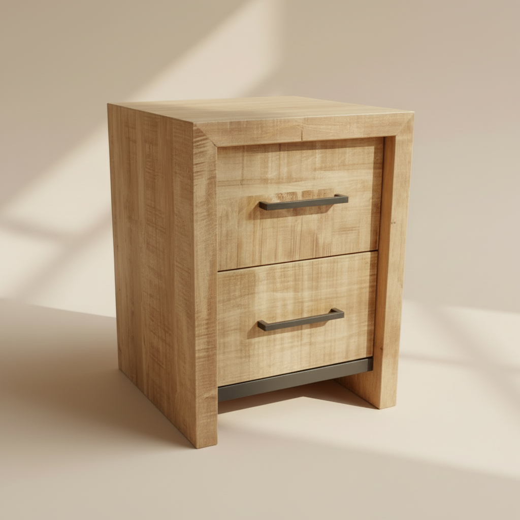 Luxora Solid Wood Nightstand