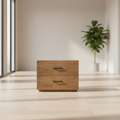 Table de chevet en bois massif Wellmont