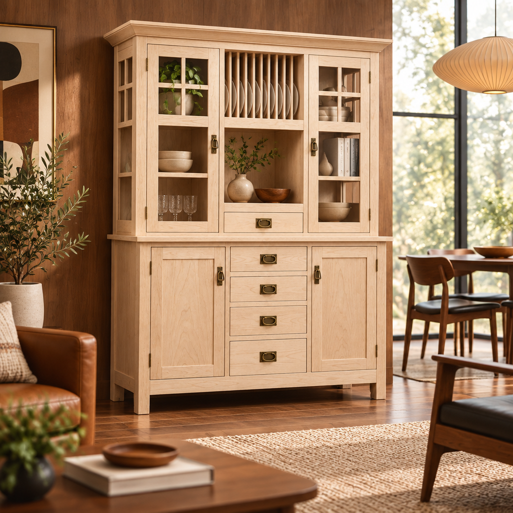 Ferron Shaker Heritage Hutch & Buffet