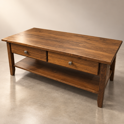 Table basse en bois massif Kenn
