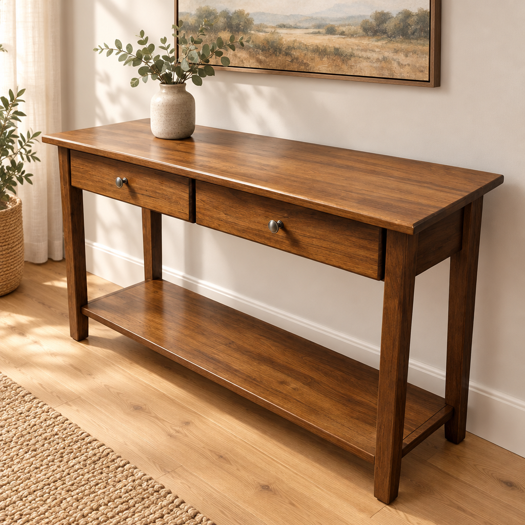 Table de canapé en bois massif Kenn